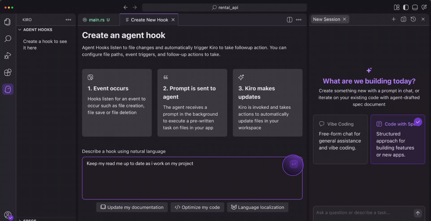 Kiro - The AI IDE for Spec-Driven Development
