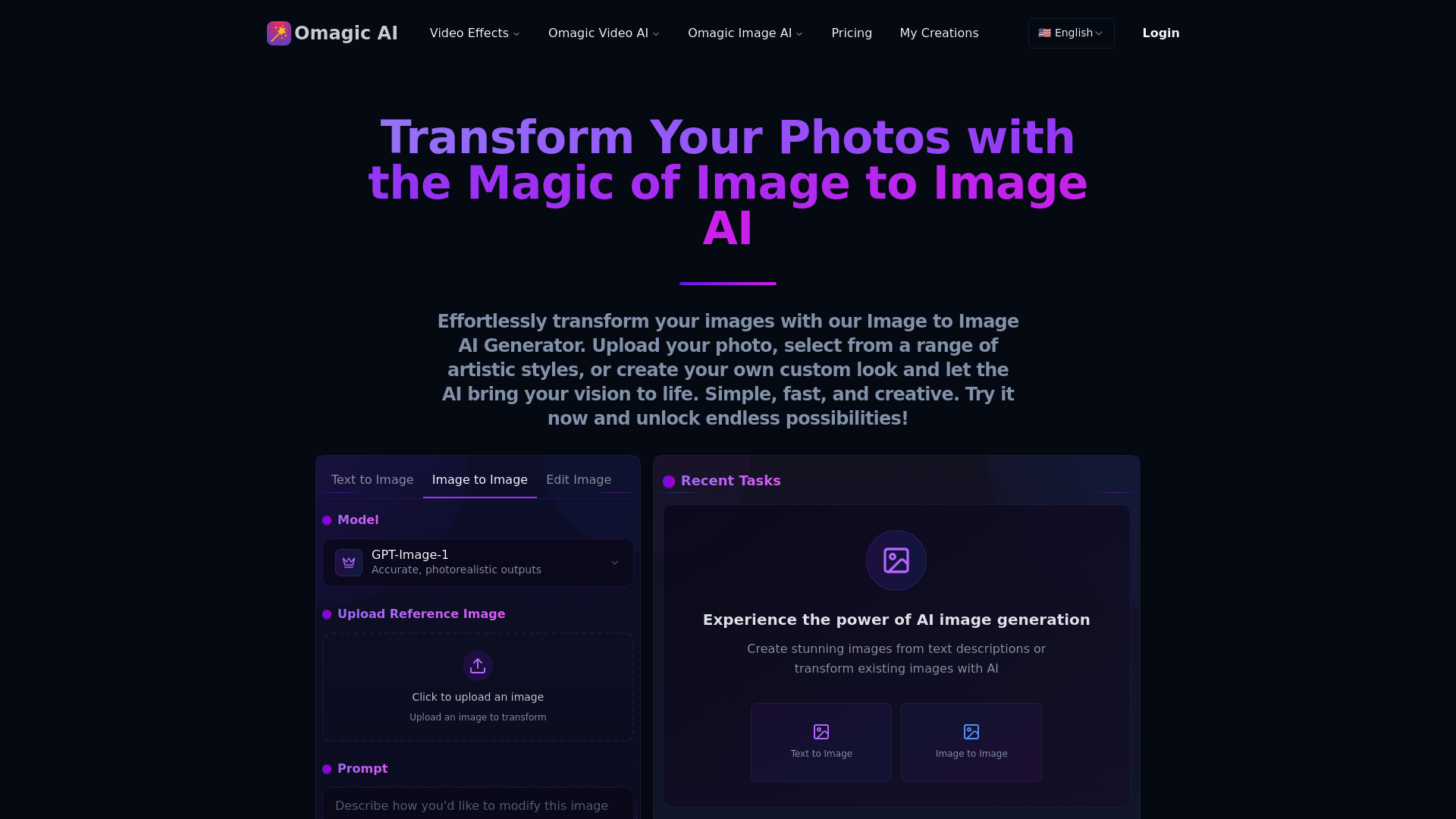 Omagic AI - Create Viral Ready 3D Content with AI
