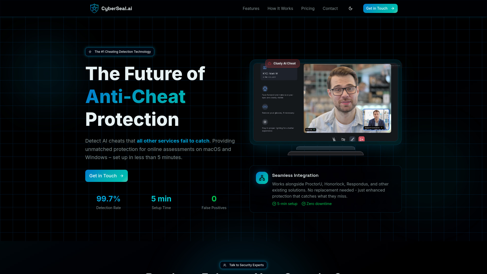 CyberSeal.ai - Advanced Anti-Cheat for Online Assessments CyberSeal.ai - Advanced Anti-Cheat for Online Assessments